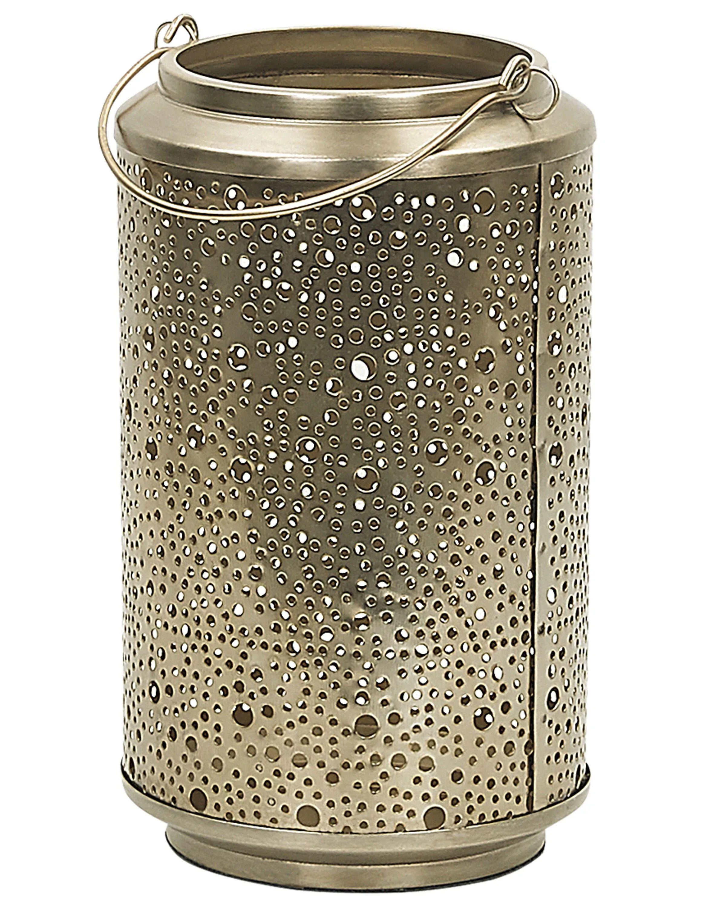 Lanterna  Metallo 25 cm Oro