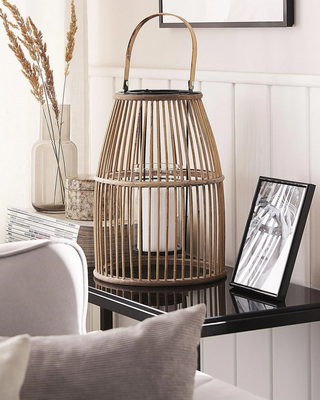 Lanterna  Bamb 32 cm Beige