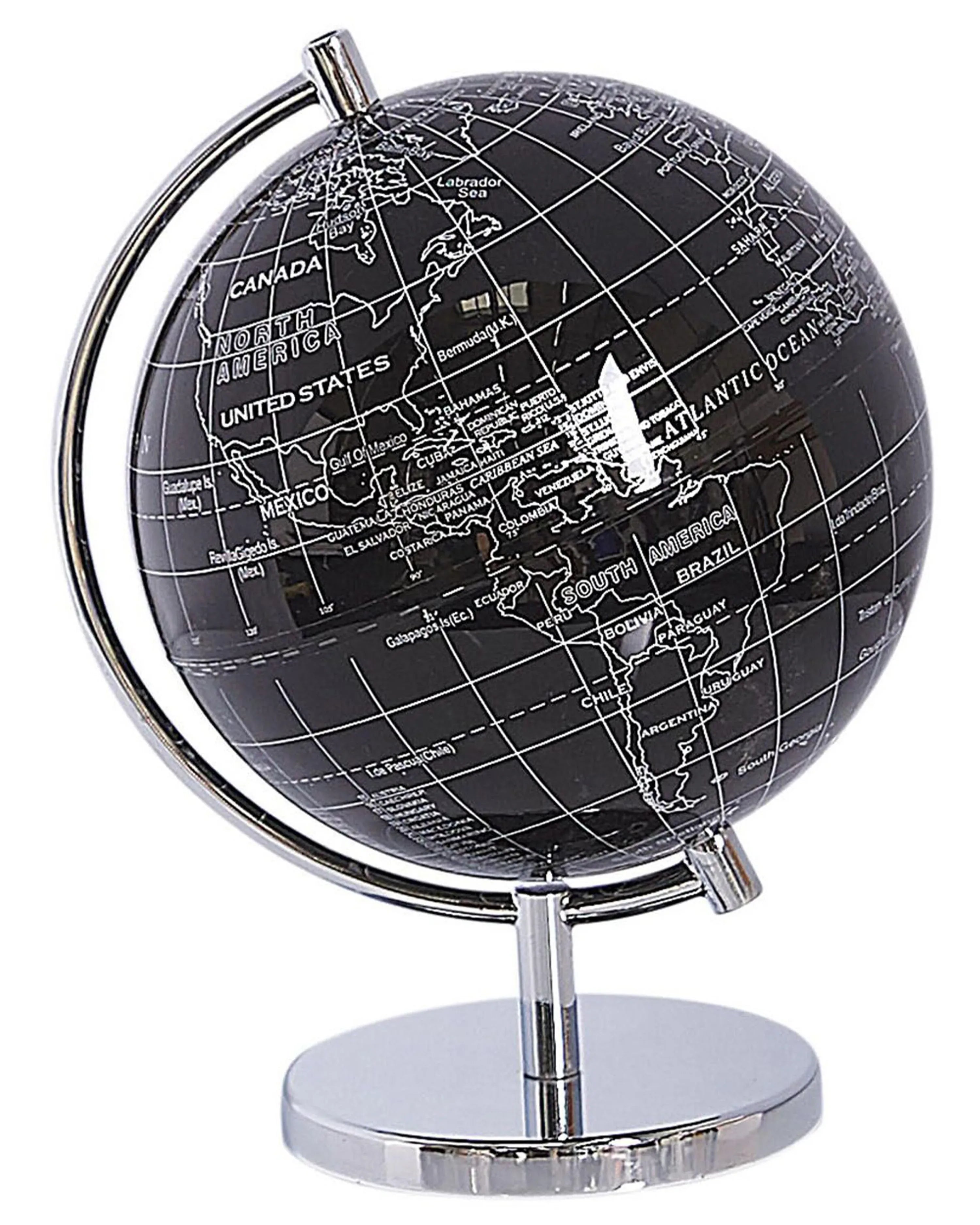 Mappamondo  Nero 20 cm