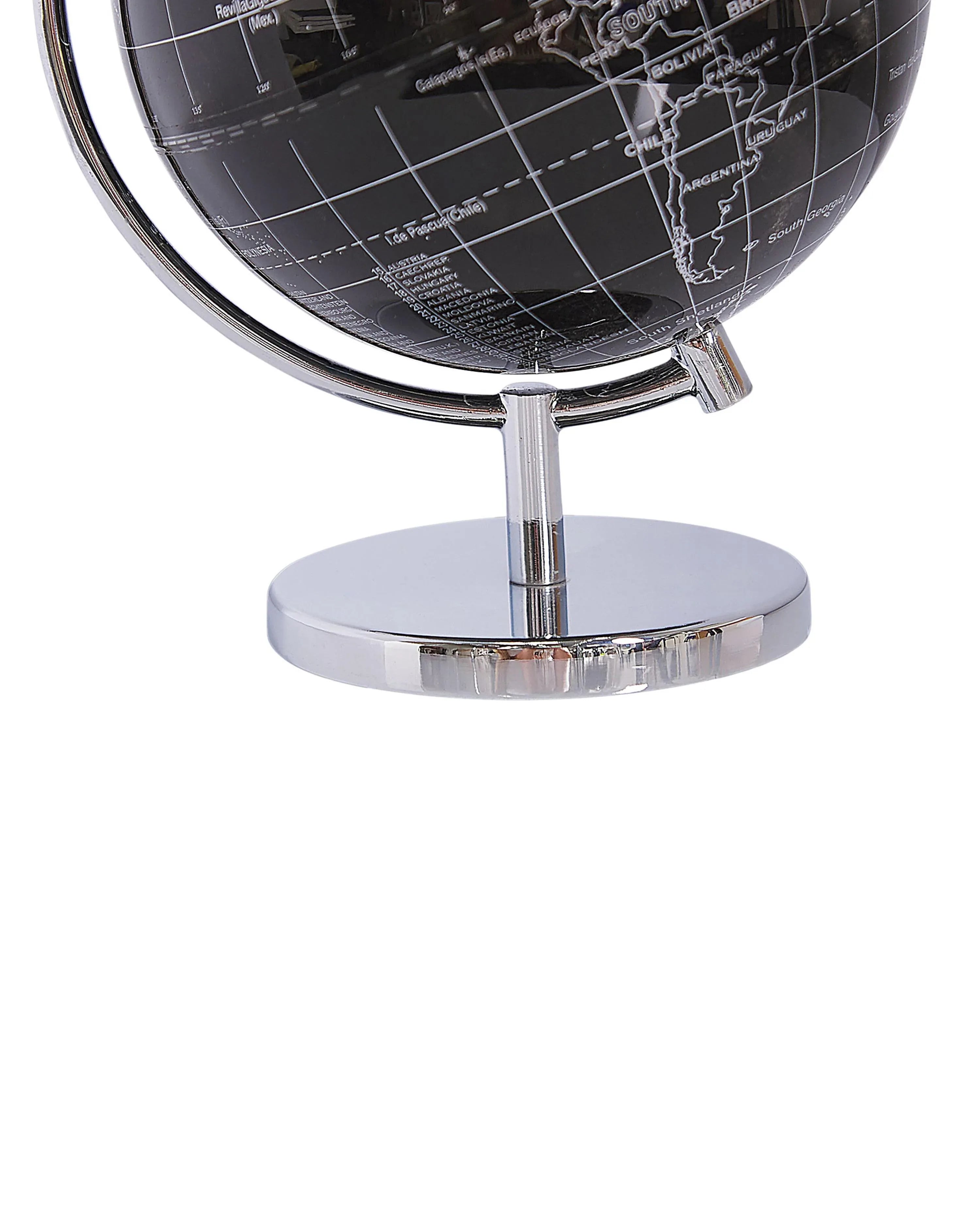 Mappamondo Nero 20 cm