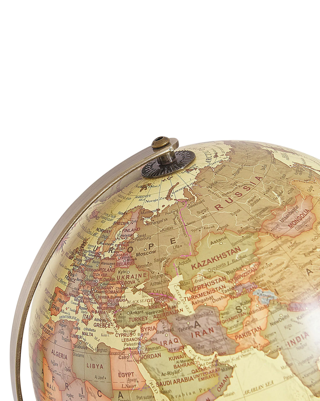 Mappemonde LED Jaune 30 cm