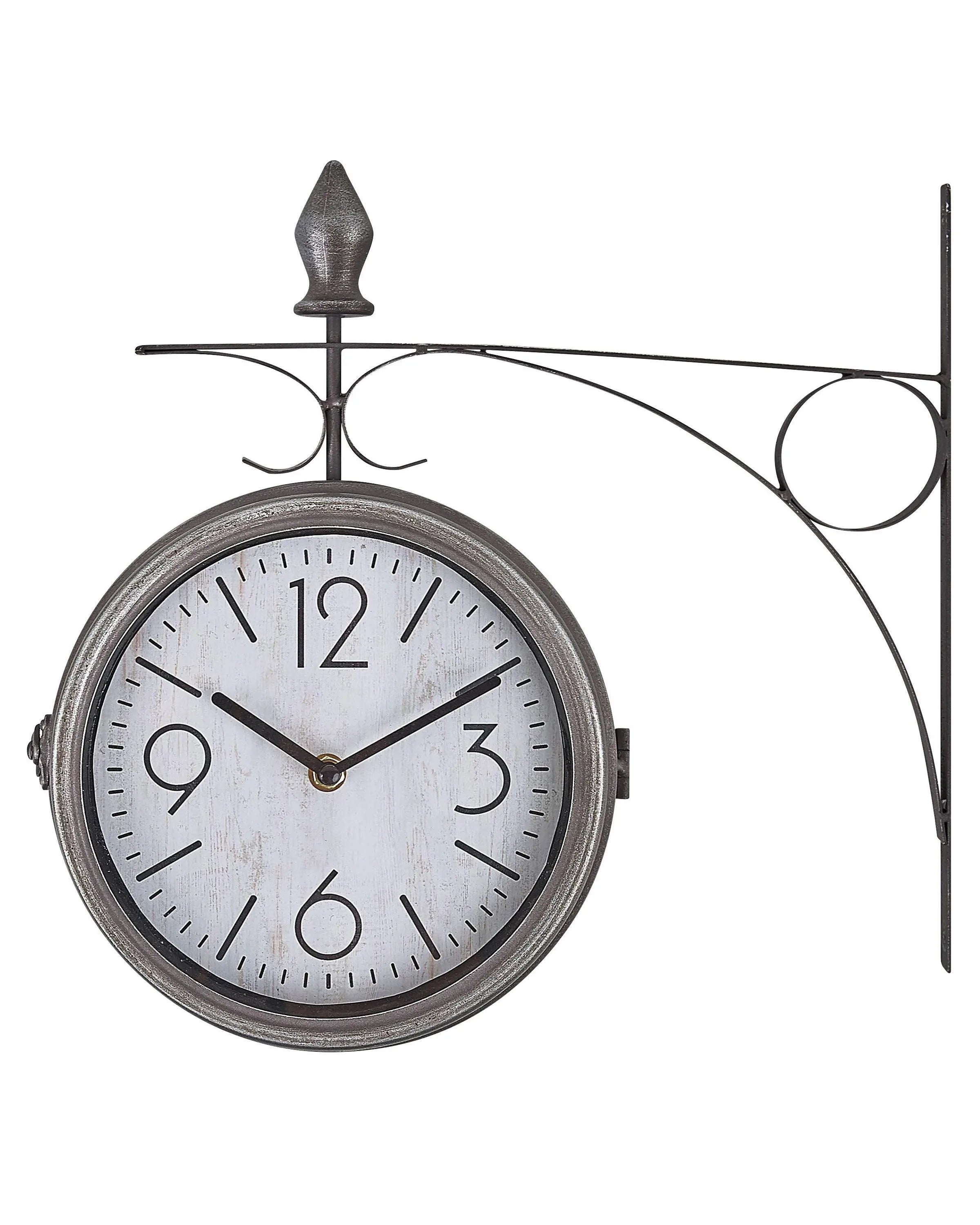 Orologio da parete 34 cm Metallo Argento