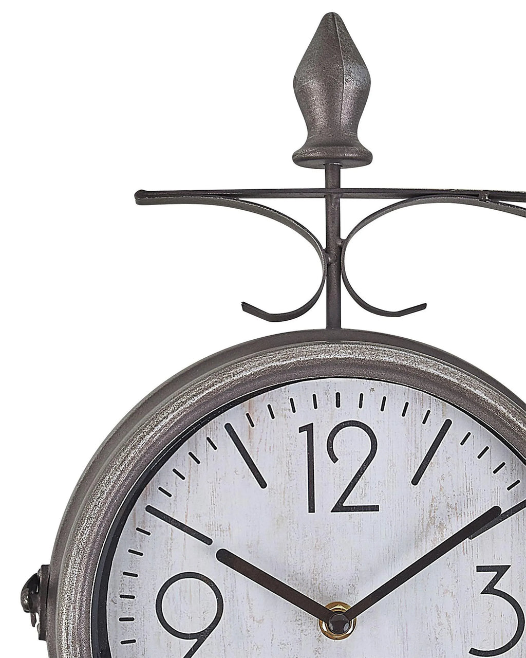 Horloge Murale 34 cm Métal Argent