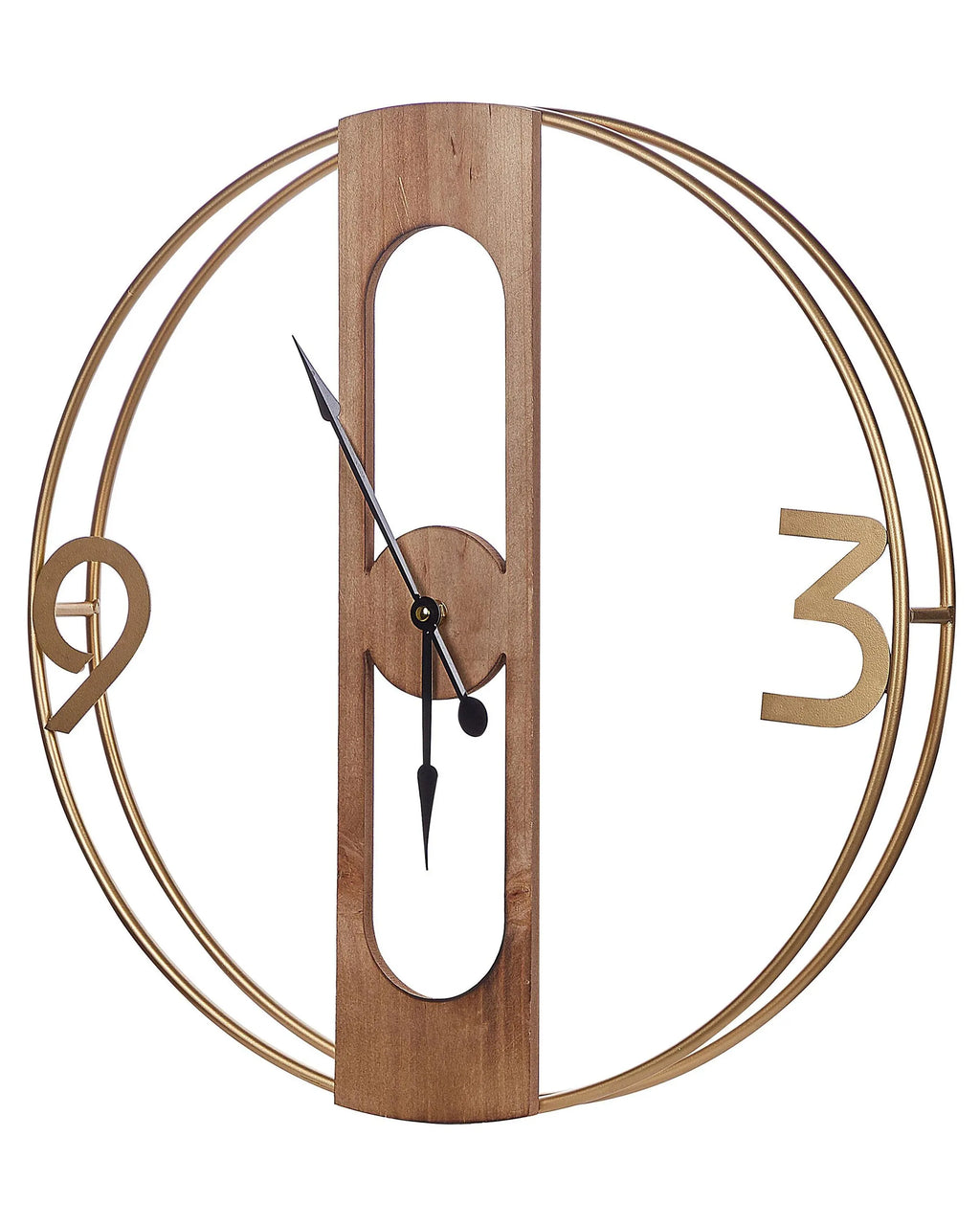 Horloge murale 50 cm Marron