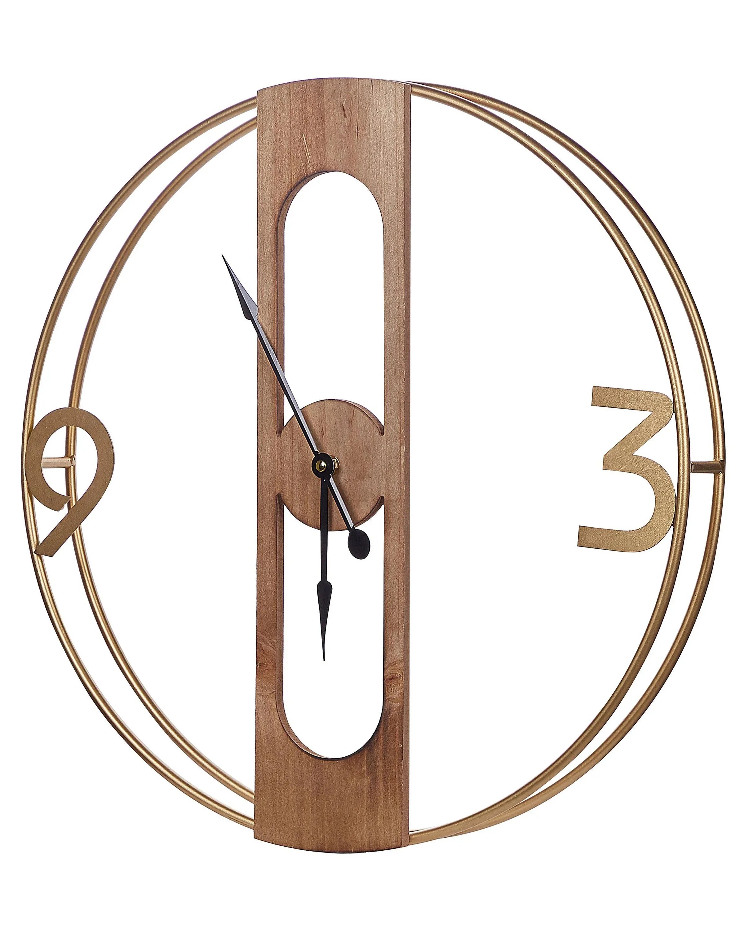 Orologio da parete 50 cm Marrone