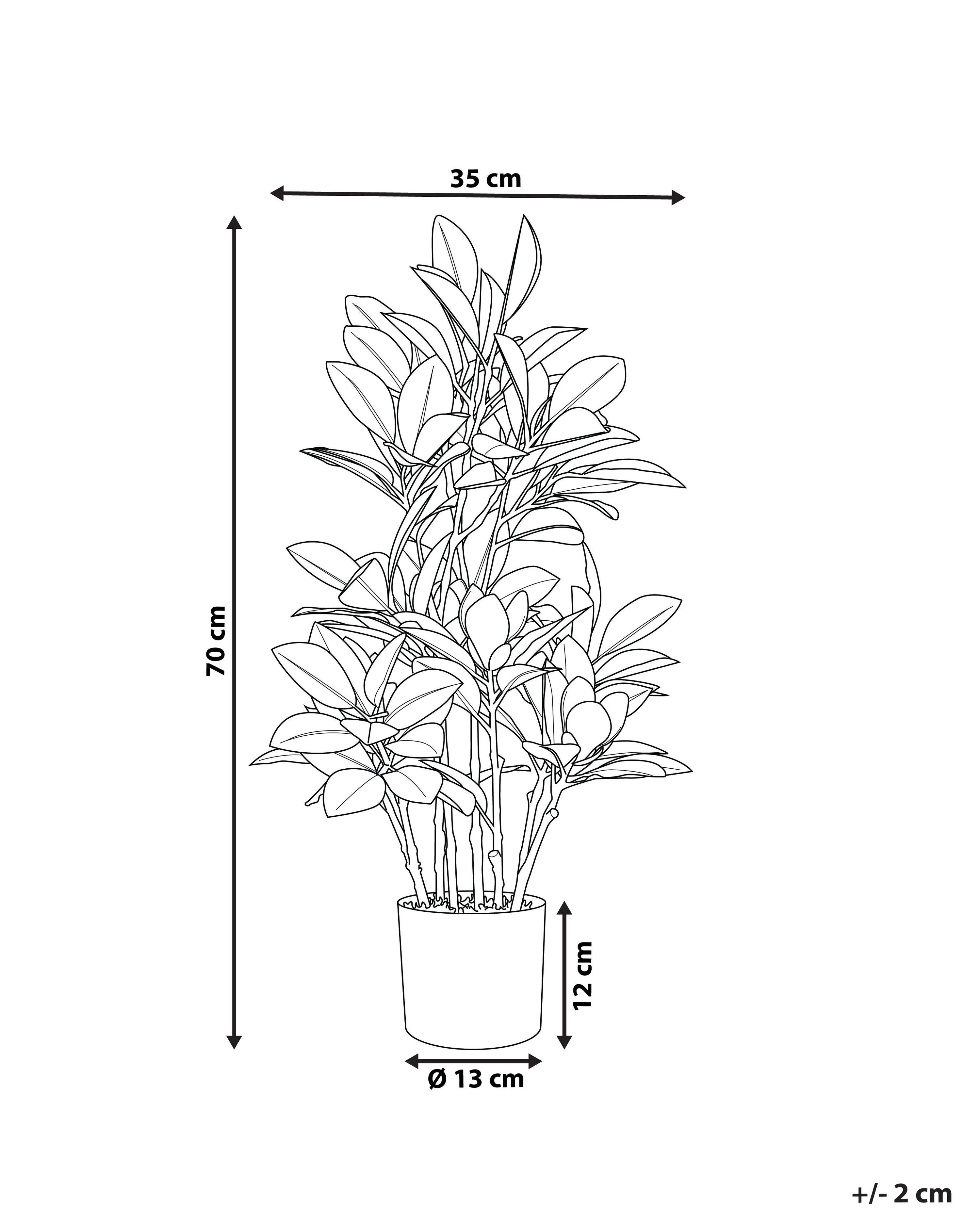 Plante artificielle 70 cm Vert
