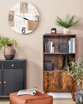 Horloge murale 60 cm Marron