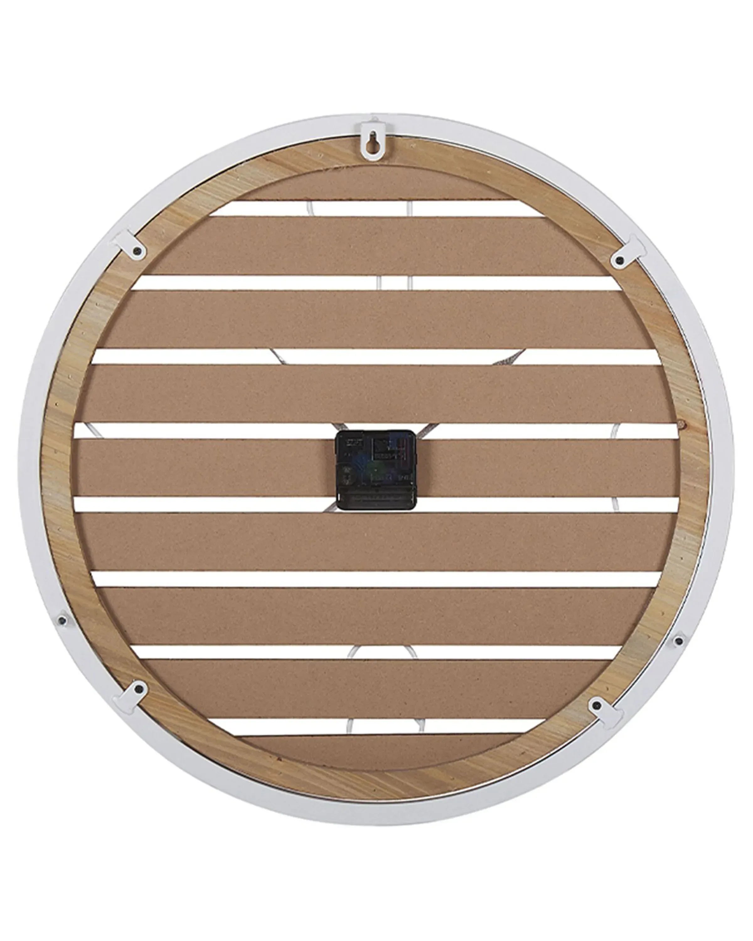 Orologio da parete  50 cm Legno di abete Marrone scuro