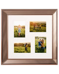 Cornice per 4 foto  Rame