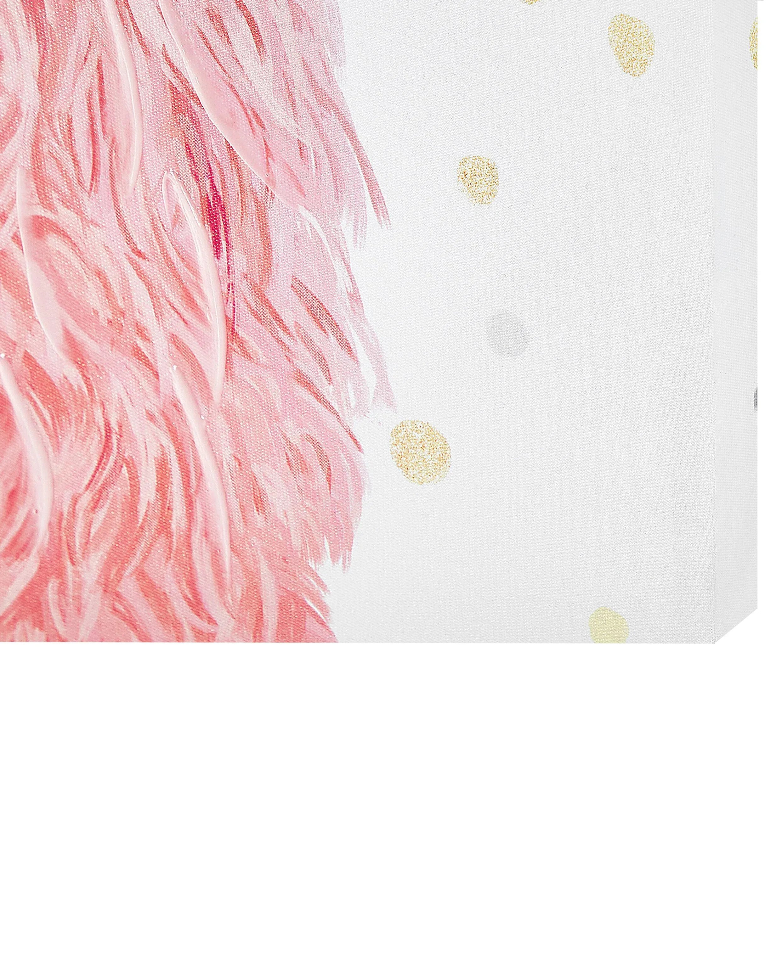 Stampa su tela  Motivo animale 60 x 80 cm Rosa