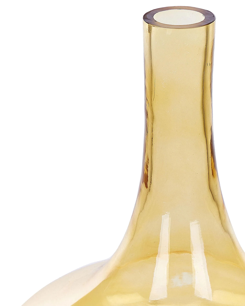 Vaso decorativo Vetro 30 cm Giallo