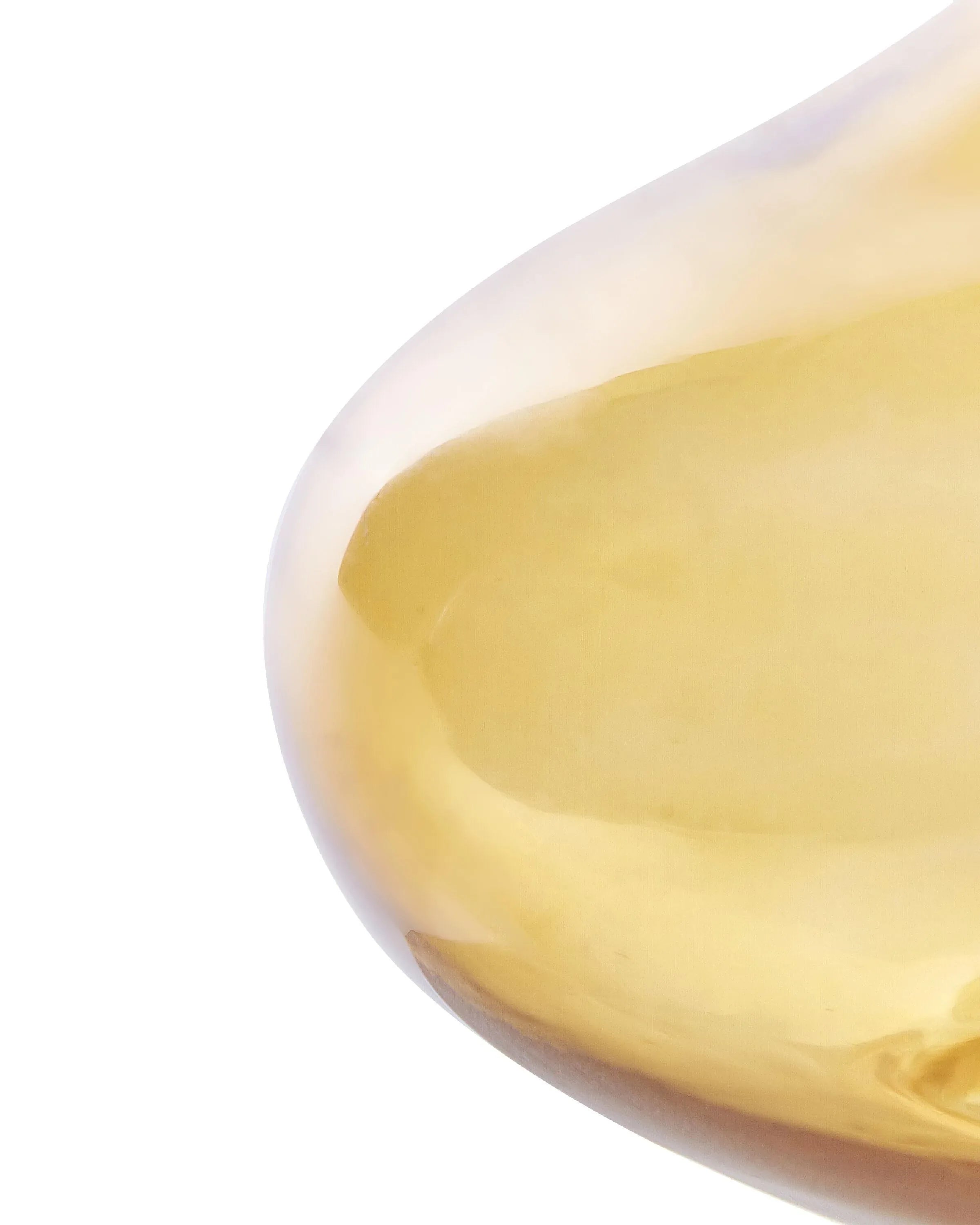 Vaso decorativo Vetro 30 cm Giallo