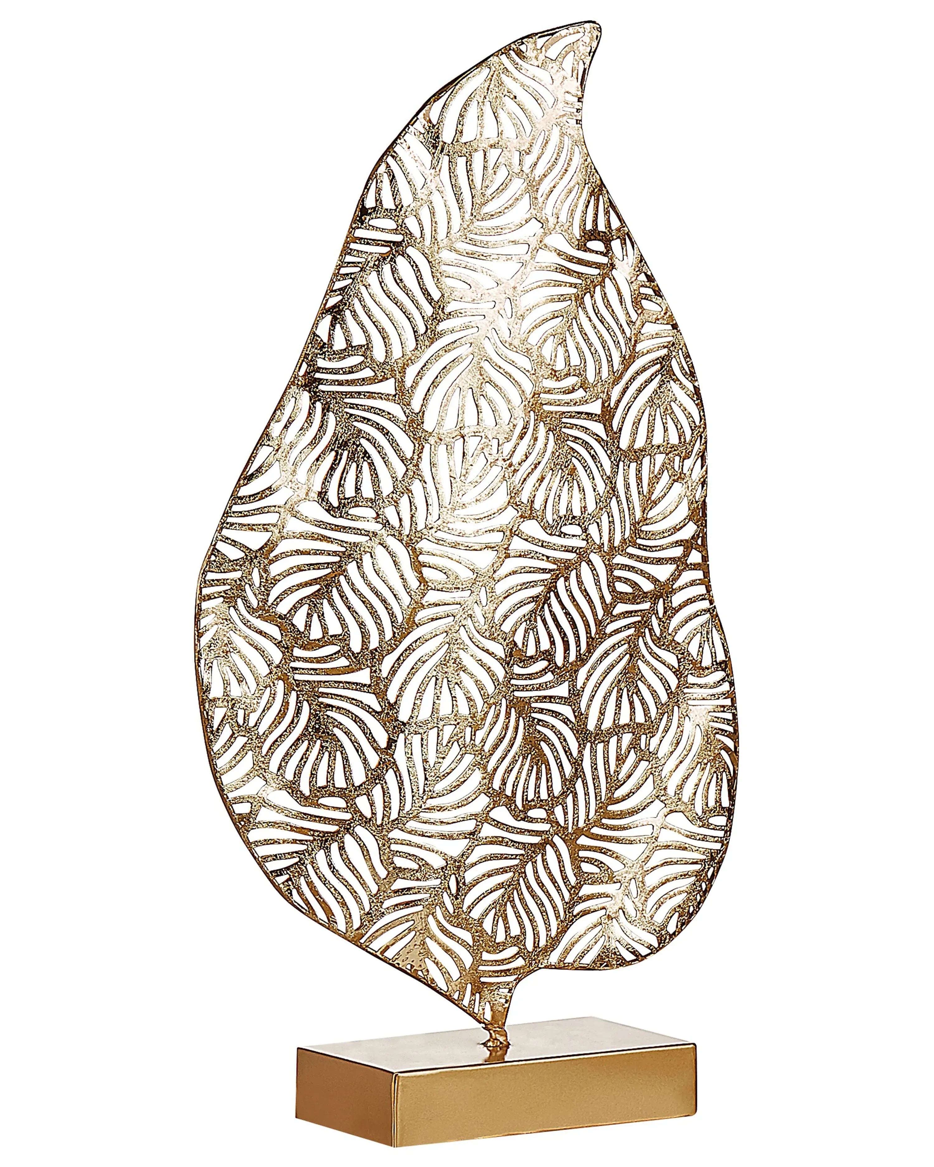 Accessorio decorativo Foglia  Metallo Oro