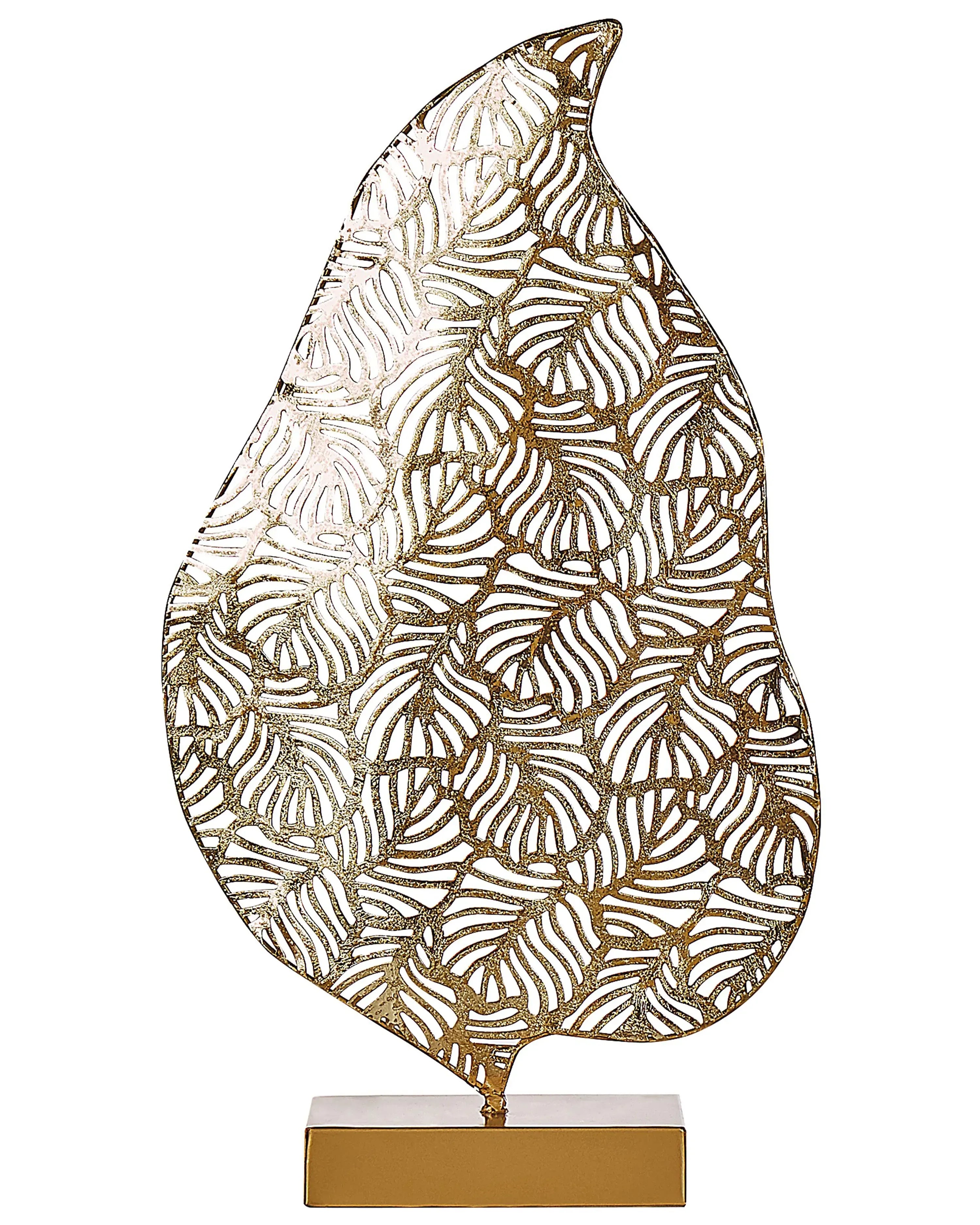 Accessorio decorativo Foglia Metallo Oro