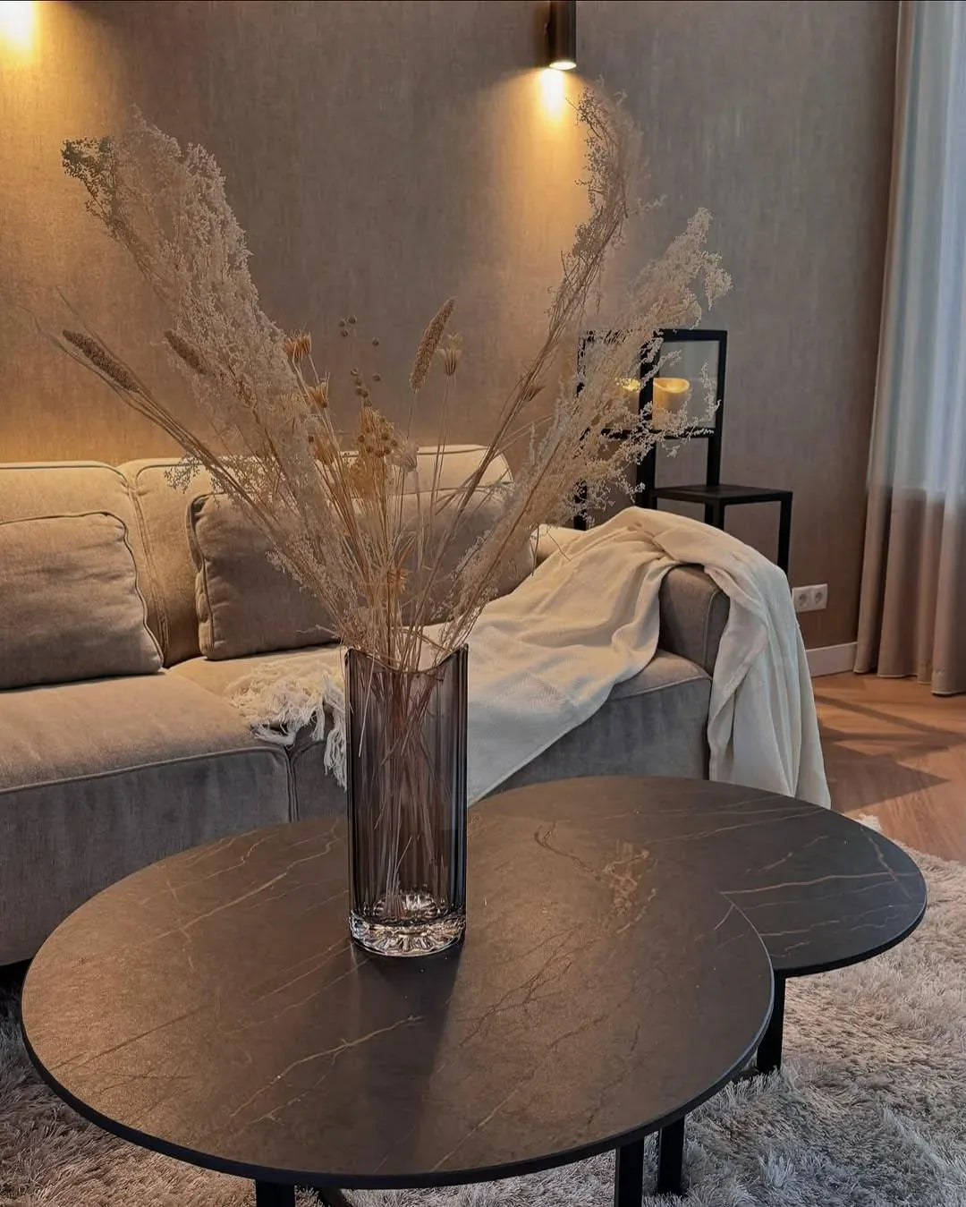 Mazzo di Fiori Secchi  65 cm Naturale