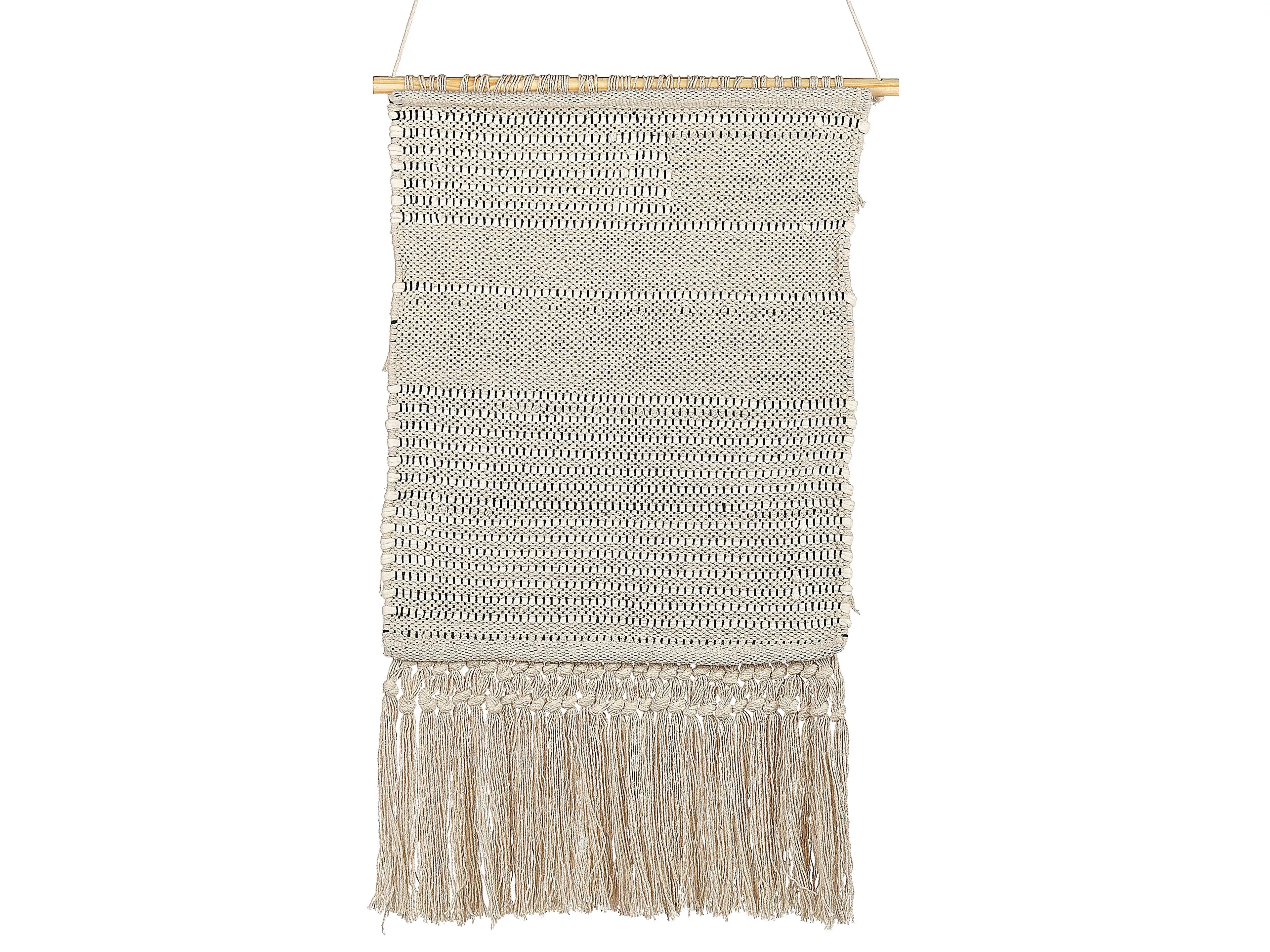 Decorazione da parete in tessuto Cotone 102 cm Beige
