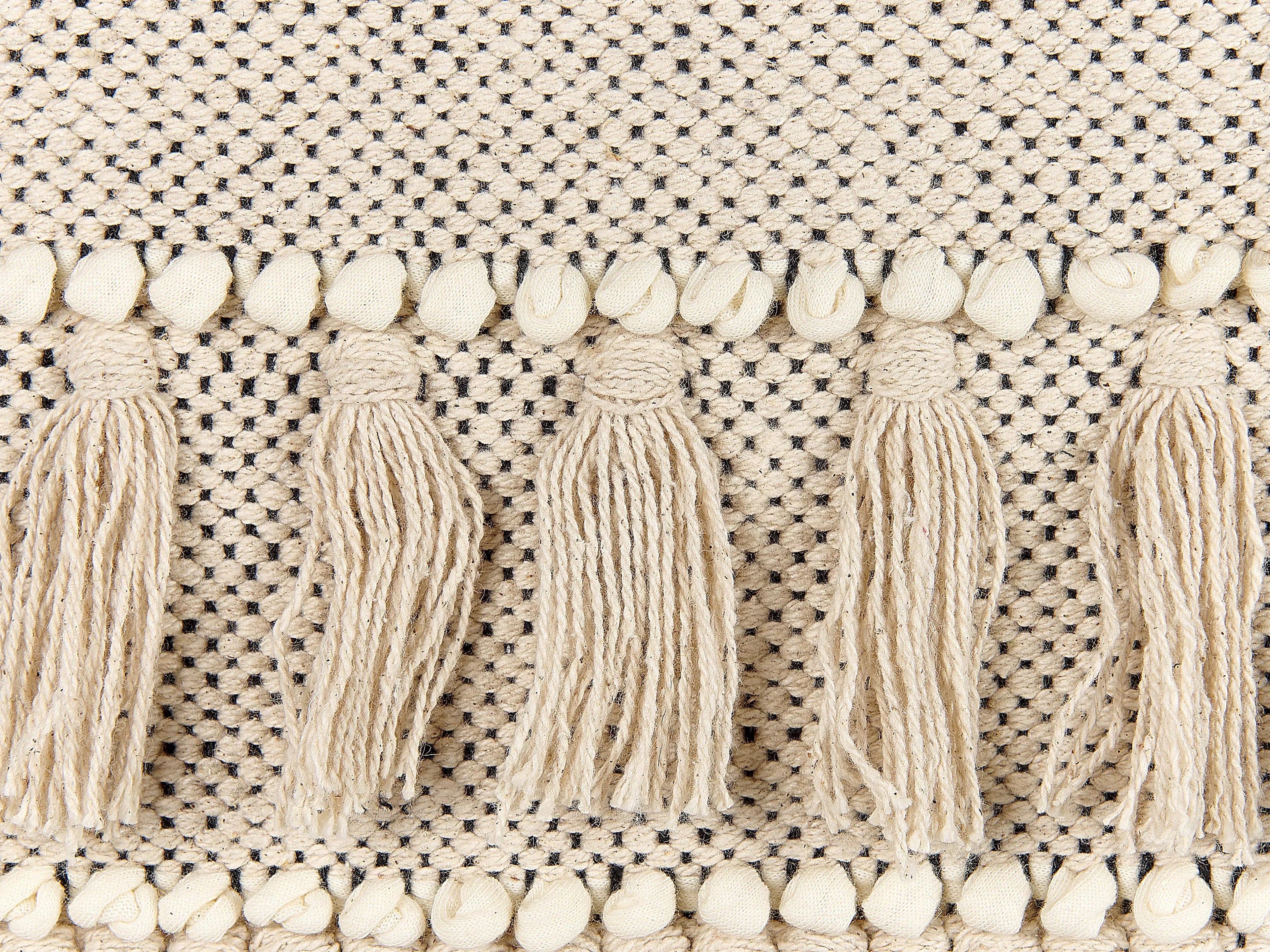Decorazione da parete in tessuto Cotone 102 cm Beige