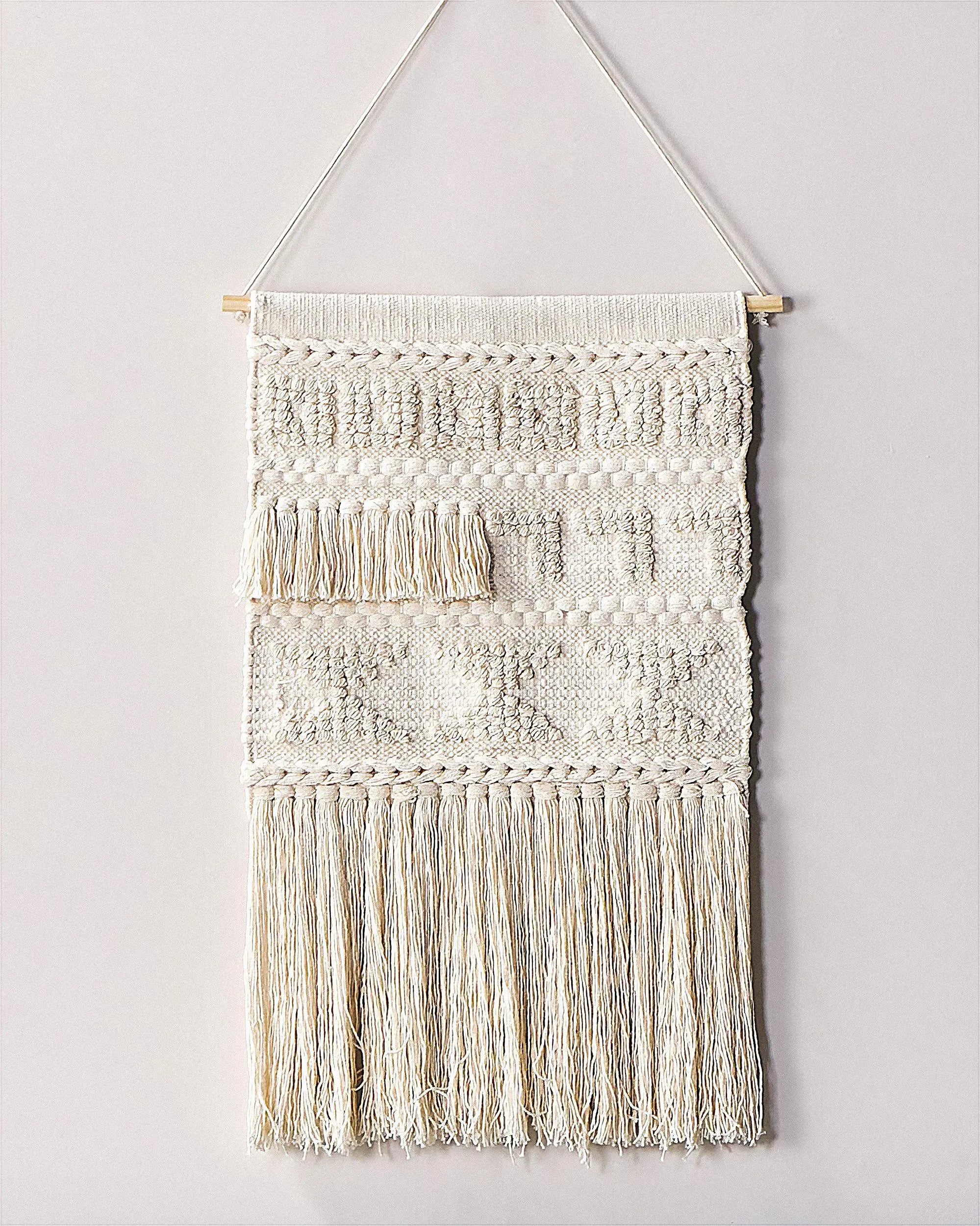 Decorazione da parete in tessuto  Cotone 103 cm Beige