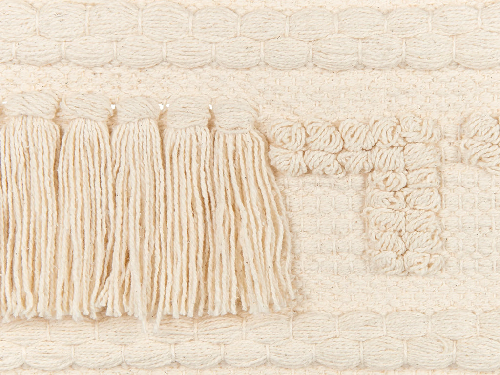 Décoration murale en tissu Coton 103 cm Beige