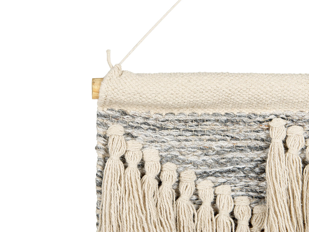 Décoration murale en tissu Coton 106 cm Beige