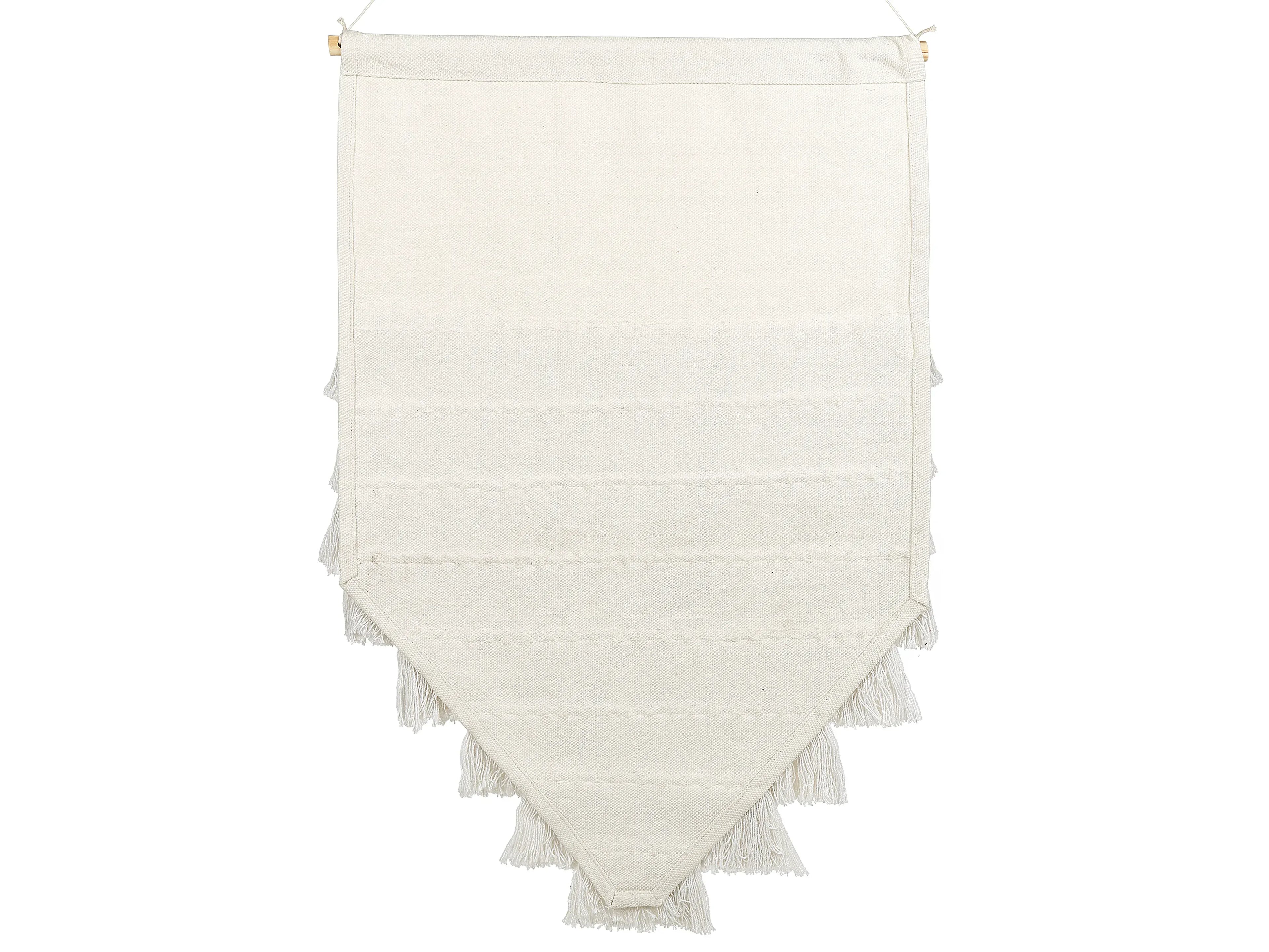Decorazione da parete in tessuto Cotone 107 cm Bianco