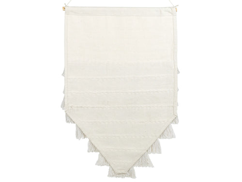 Décoration murale en tissu Coton 107 cm Blanc