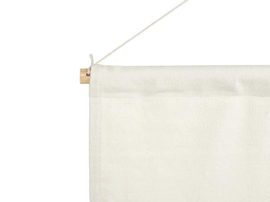 Décoration murale en tissu Coton 107 cm Blanc