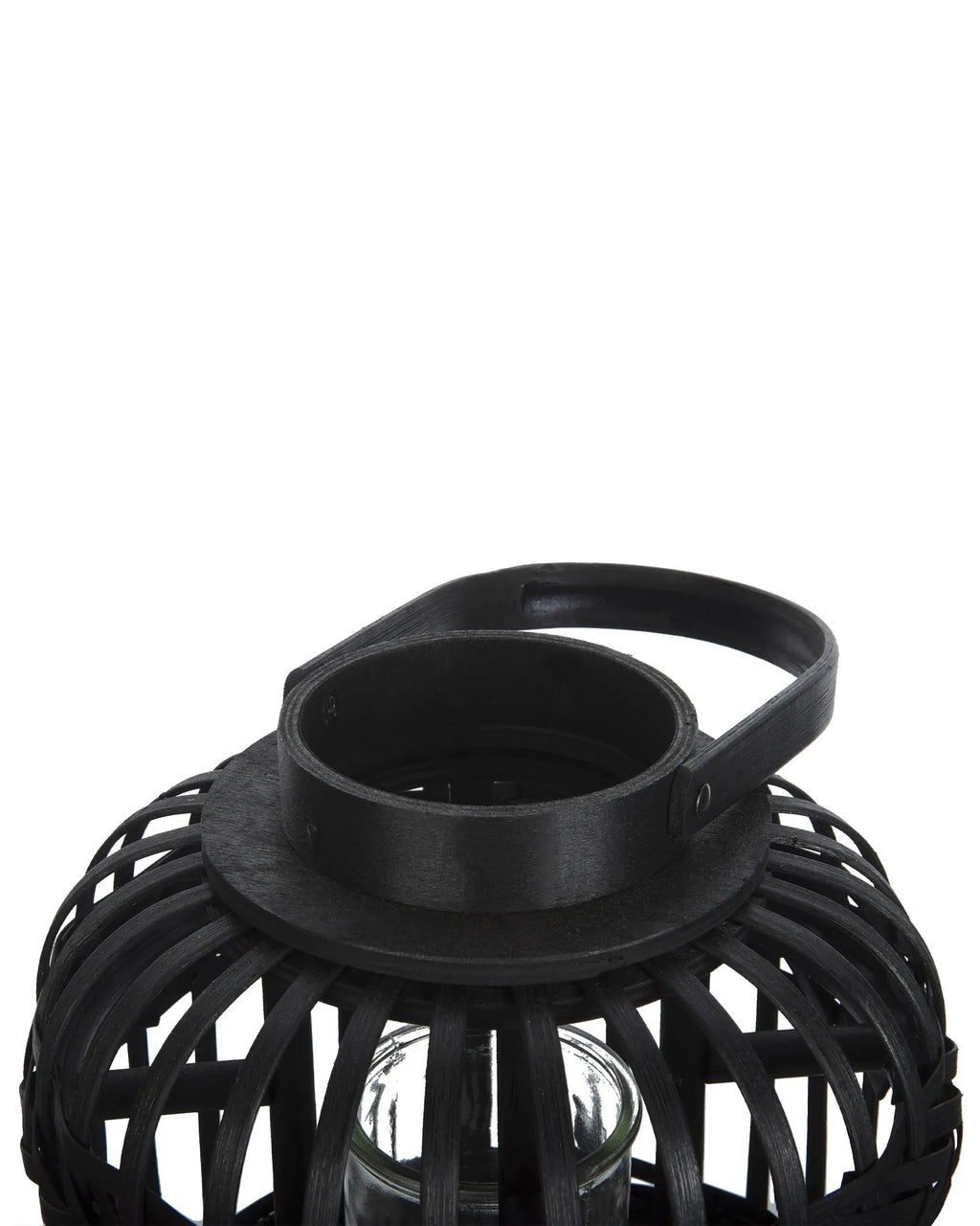 Lanterna Bamb 30 cm Nero