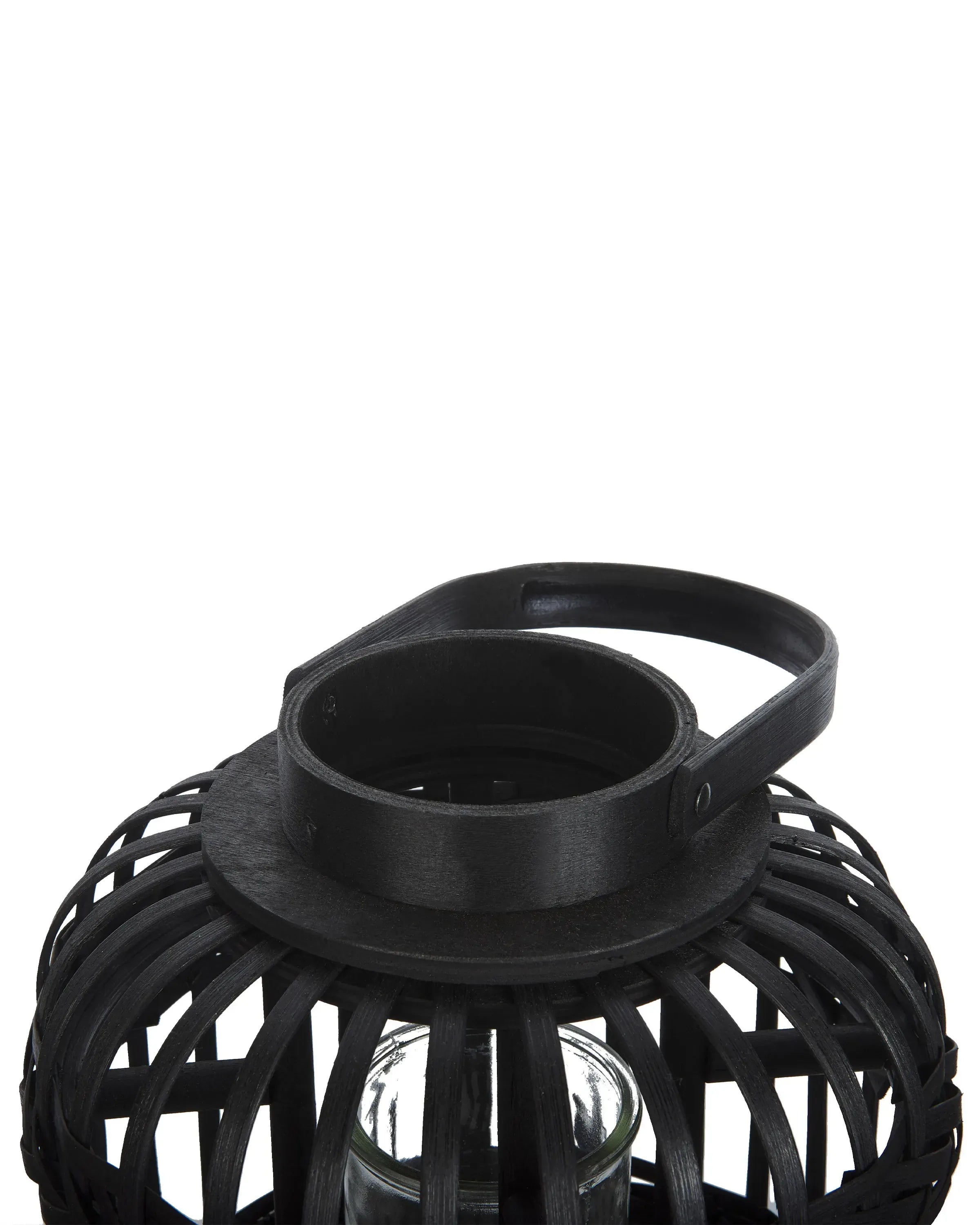 Lanterna Bamb 30 cm Nero