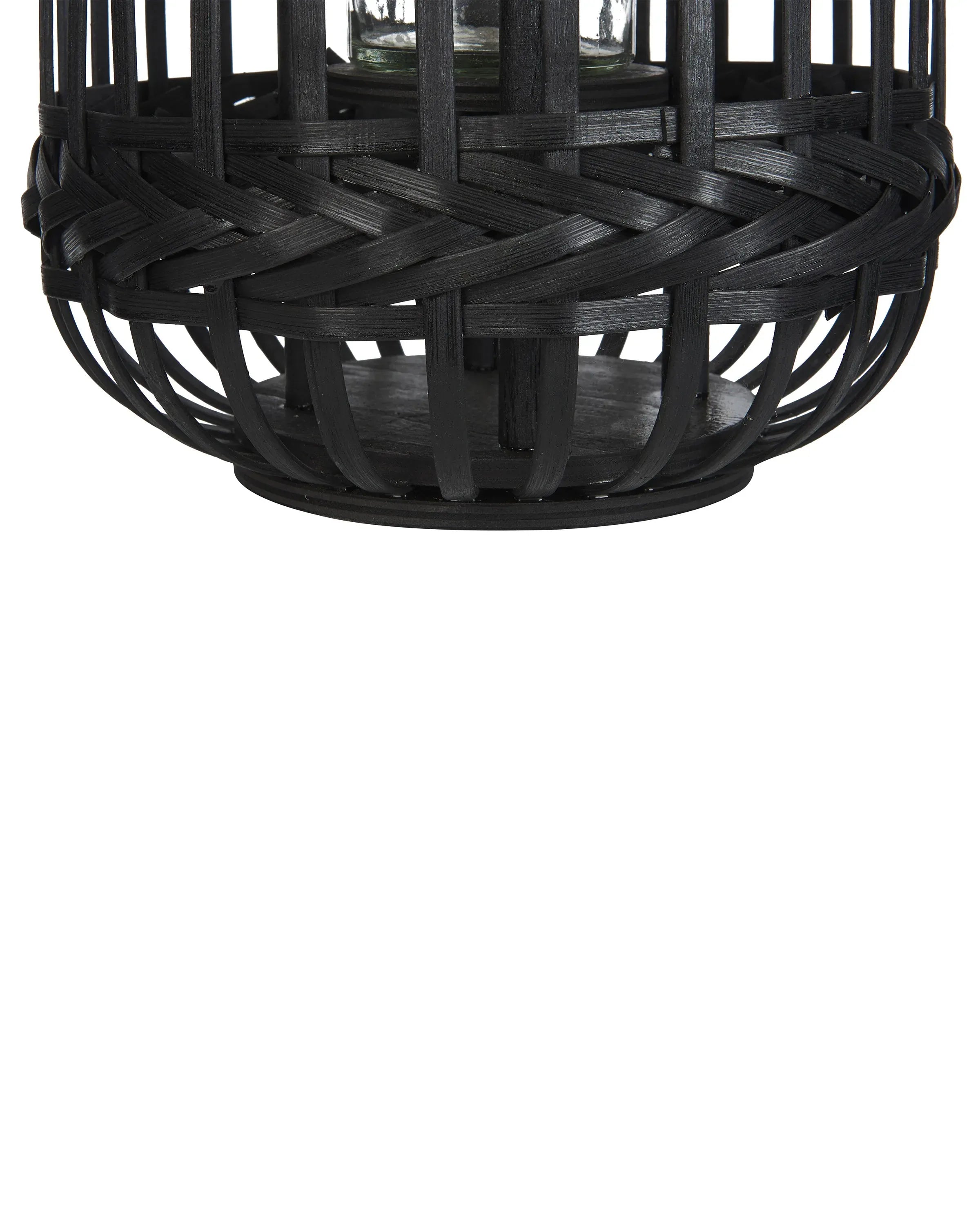 Lanterna Bamb 30 cm Nero